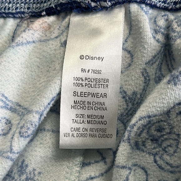 Disney Frozen Olaf Let It Go Fleece Pajama Set Womens Size Medium - Picture 3 of 10